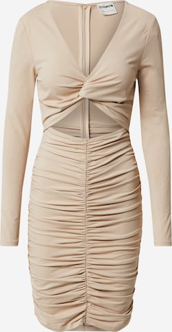 ABOUT YOU x Alina Eremia Dress 'Edda' in Beige: front