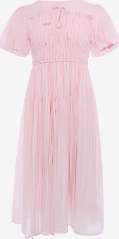 faina - Vestido en rosa: frente