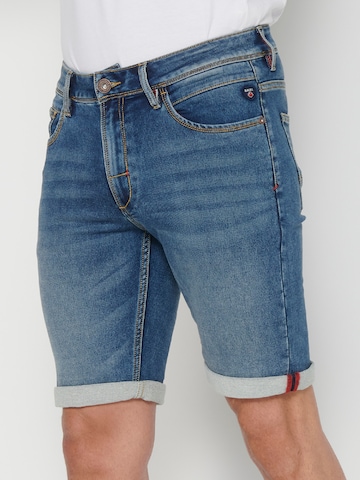 Regular Jeans de la KOROSHI pe albastru: față