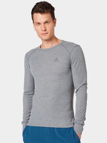 T-Shirt fonctionnel 'Active Warm Eco' ODLO en gris : devant