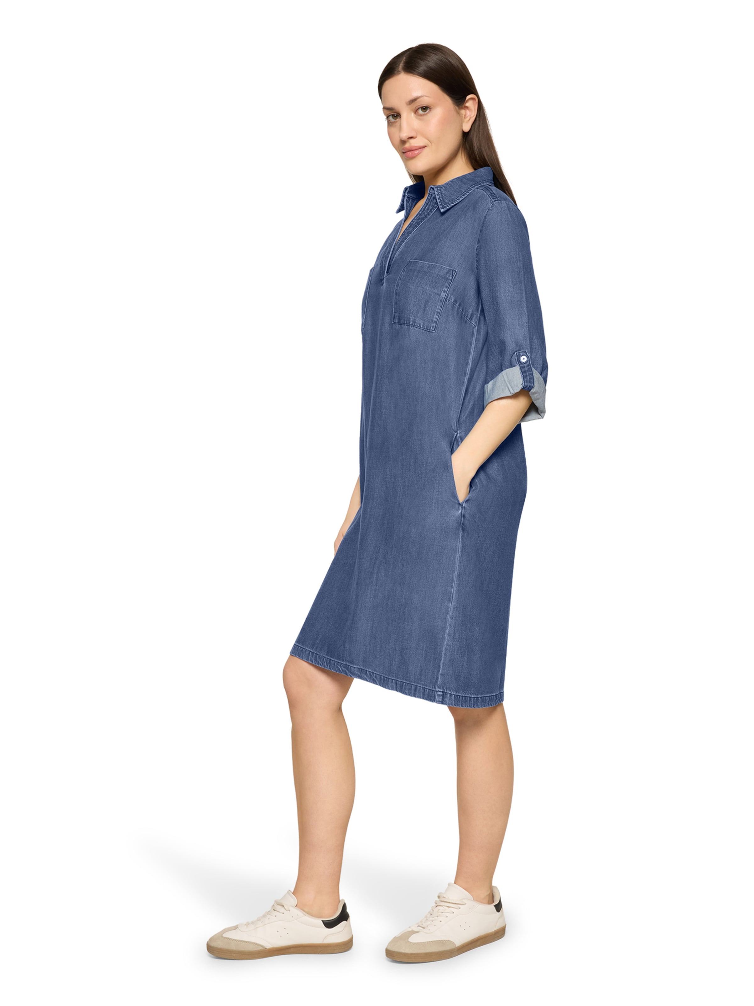 Cartoon Jurk in Blauw