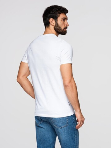 Ombre - Camiseta en blanco