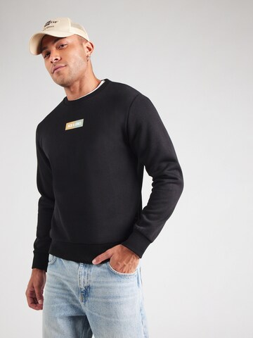 JACK & JONES Суичър 'JJPAN' в черно: отпред