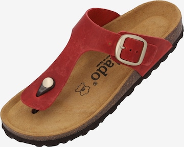 Palado - Sandalias de dedo 'Palado Kos Denka' en rojo: frente