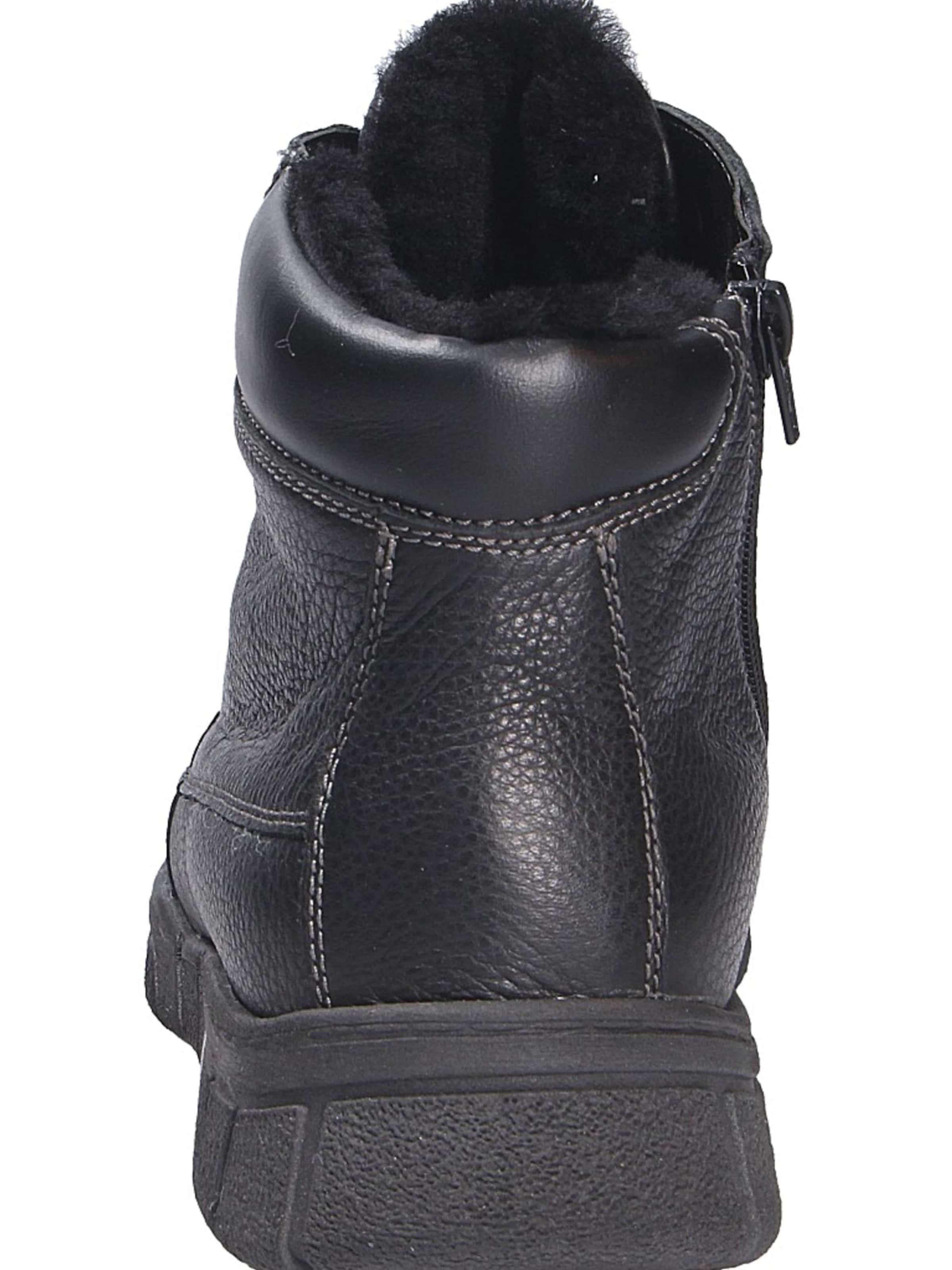 WALDLÄUFER Lace-Up Boots in Black