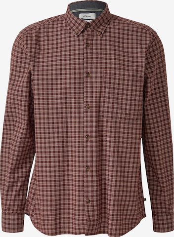 Chemise s.Oliver en rouge : devant
