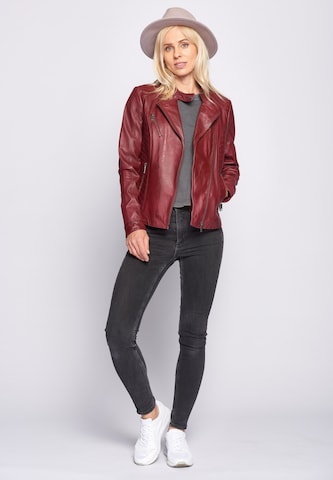 Maze Lederjacke 'Sally' in Rot