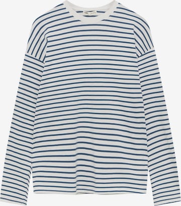 T-shirt Pull&Bear en bleu : devant