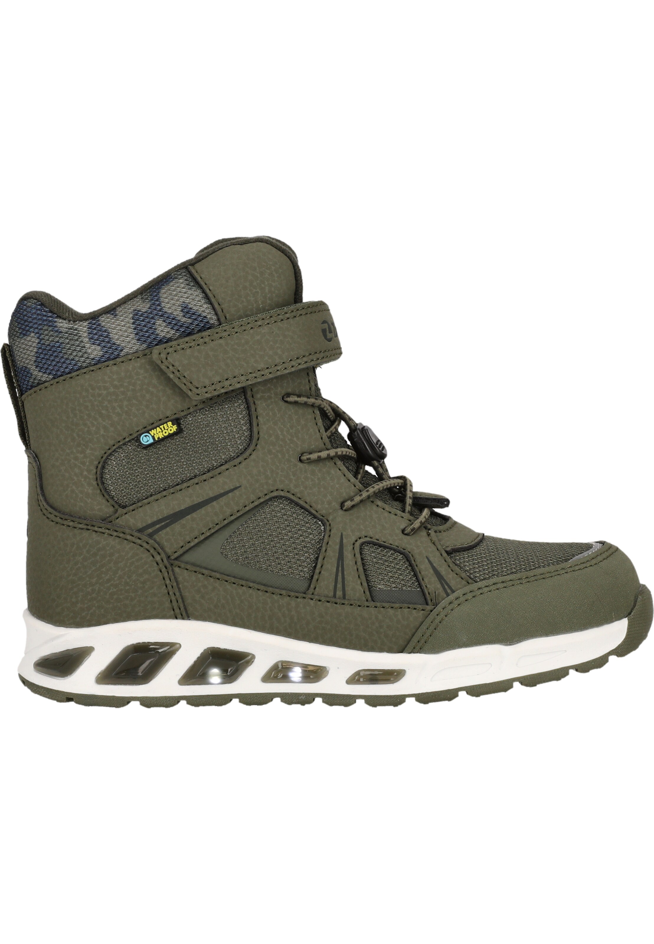 ZigZag Snow Boots 'Clementu' in Green