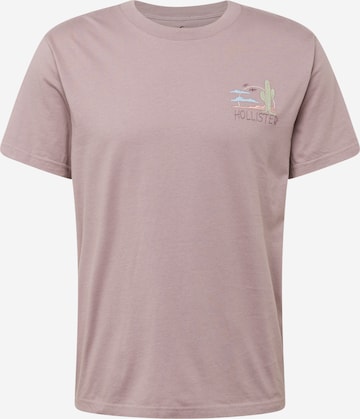 HOLLISTER - Camiseta en rosa: frente