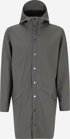 Manteau mi-saison RAINS en gris : devant