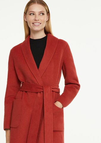COMMA Regular Between-Seasons Coat in Red
