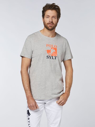 Polo Sylt T-Shirt in Grau: predná strana