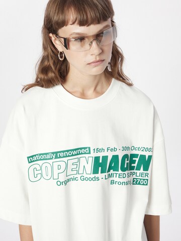 TOPSHOP Тениска 'Copenhagen' в бяло