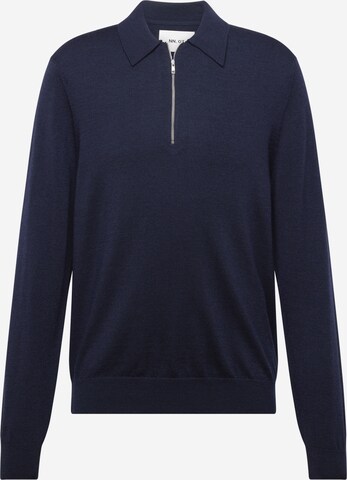 Pull-over 'Sergio' NN07 en bleu : devant