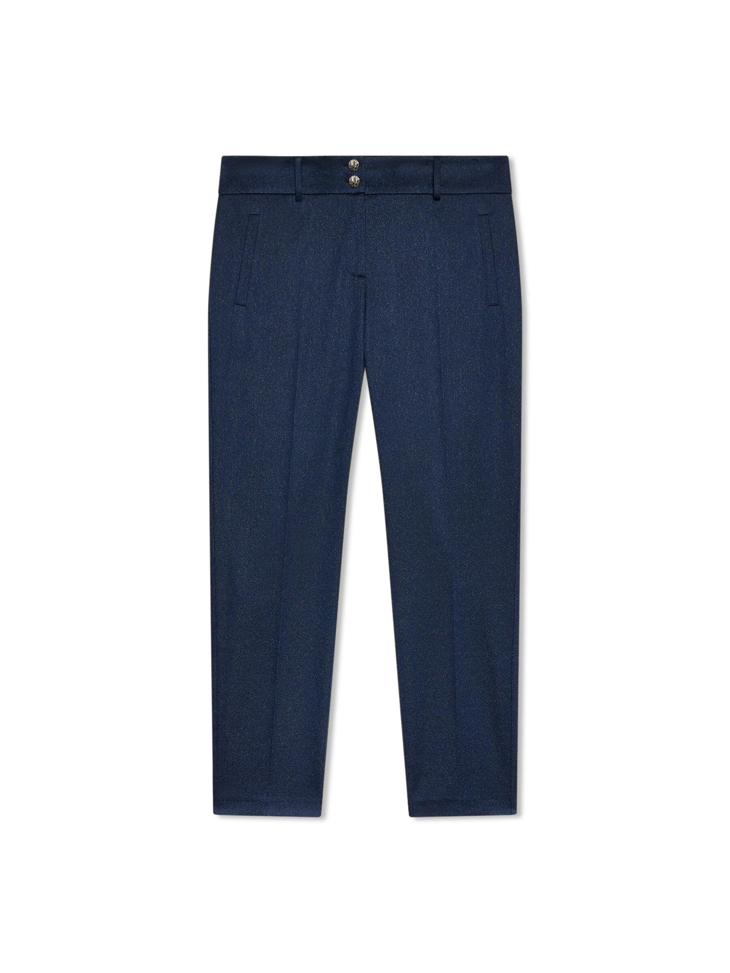 Fiorella Rubino Broek in Blauw: voorkant