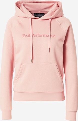 PEAK PERFORMANCE Sportsweatshirt 'Ground' i pink: forside