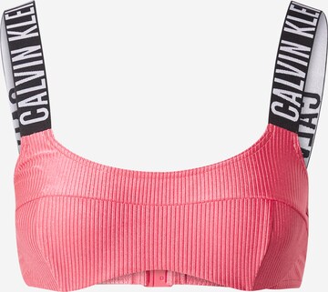 Calvin Klein Swimwear Bikinový top 'Intense Power' - ružová: predná strana