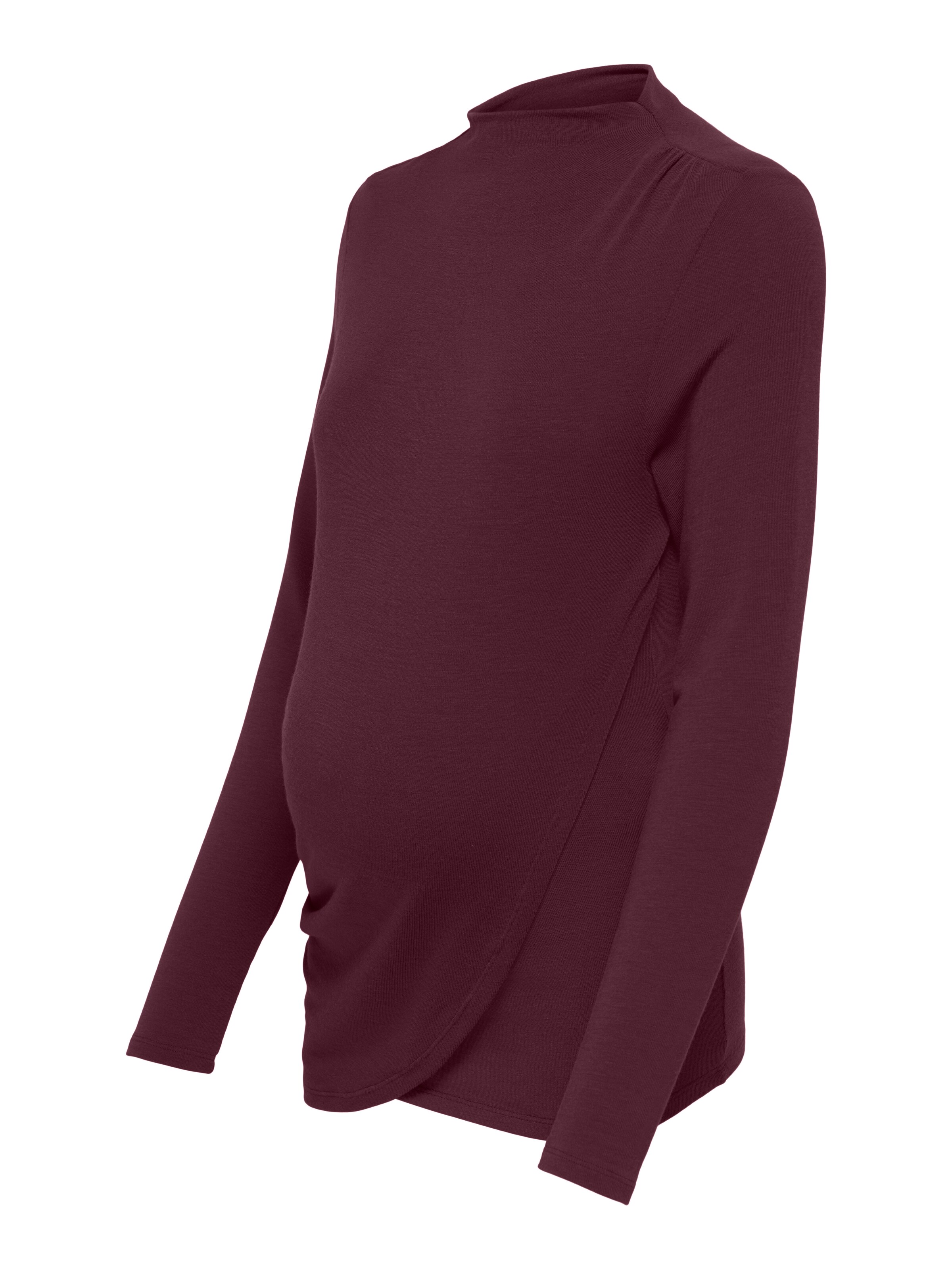 Only Maternity Shirt 'OLMLAMOUR' in S in de kleur Wijnrood, Productweergave