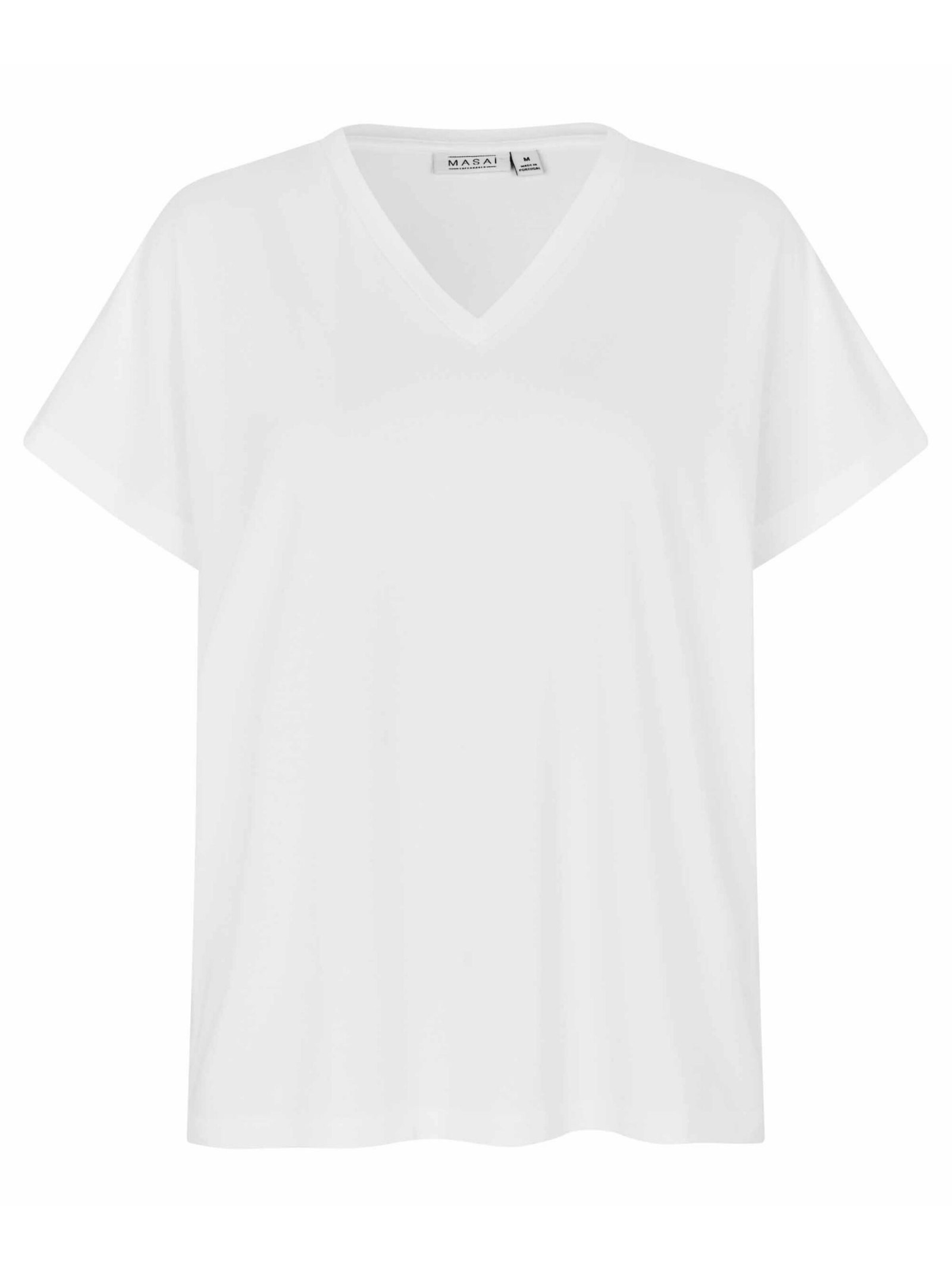 T-shirt 'MaBadu' Masai en blanc : devant