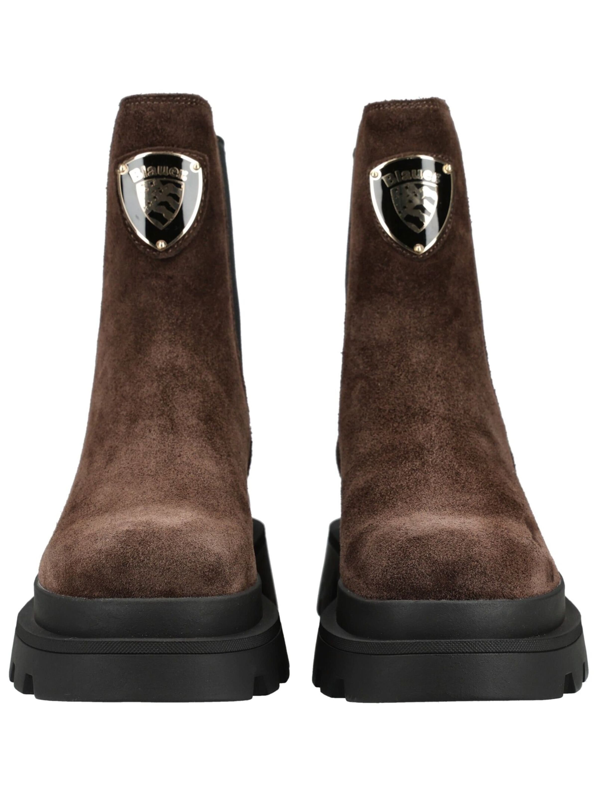 Blauer.USA Chelsea boots in Bruin: voorkant