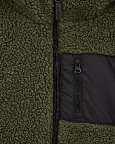 Geacă de primăvară-toamnă WE Fashion pe verde închis / negru, Vizualizare produs