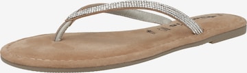 TAMARIS T-Bar Sandals in Grey: front