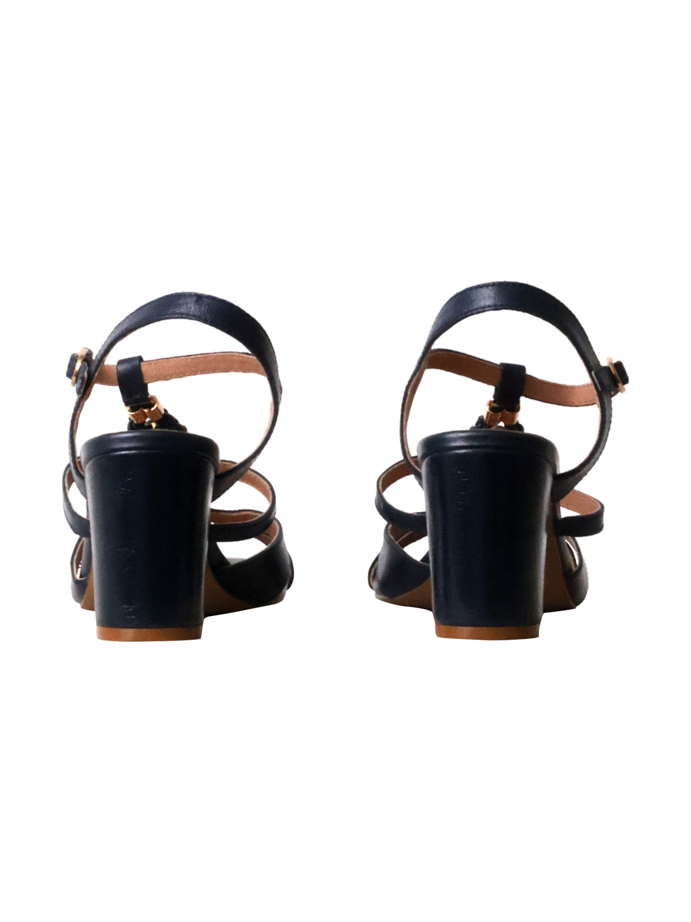 Emilie Karston - Sandalias 'Sandalen mit Absatz aus Victoire-Leder' en azul