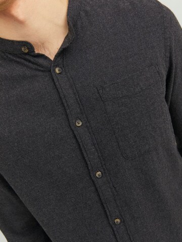JACK & JONES Regular Fit Hemd  'JJBand' in Grau