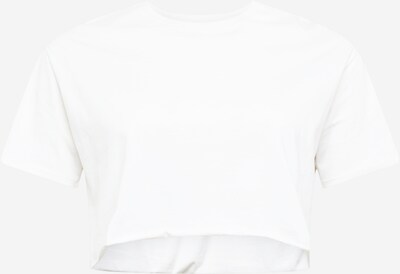 NU-IN Plus Camisa 'Raw Hem' em branco, Vista do produto