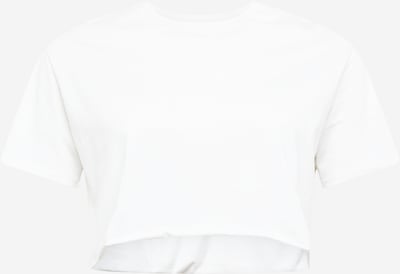 NU-IN Plus T-shirt 'Raw Hem' en blanc, Vue avec produit