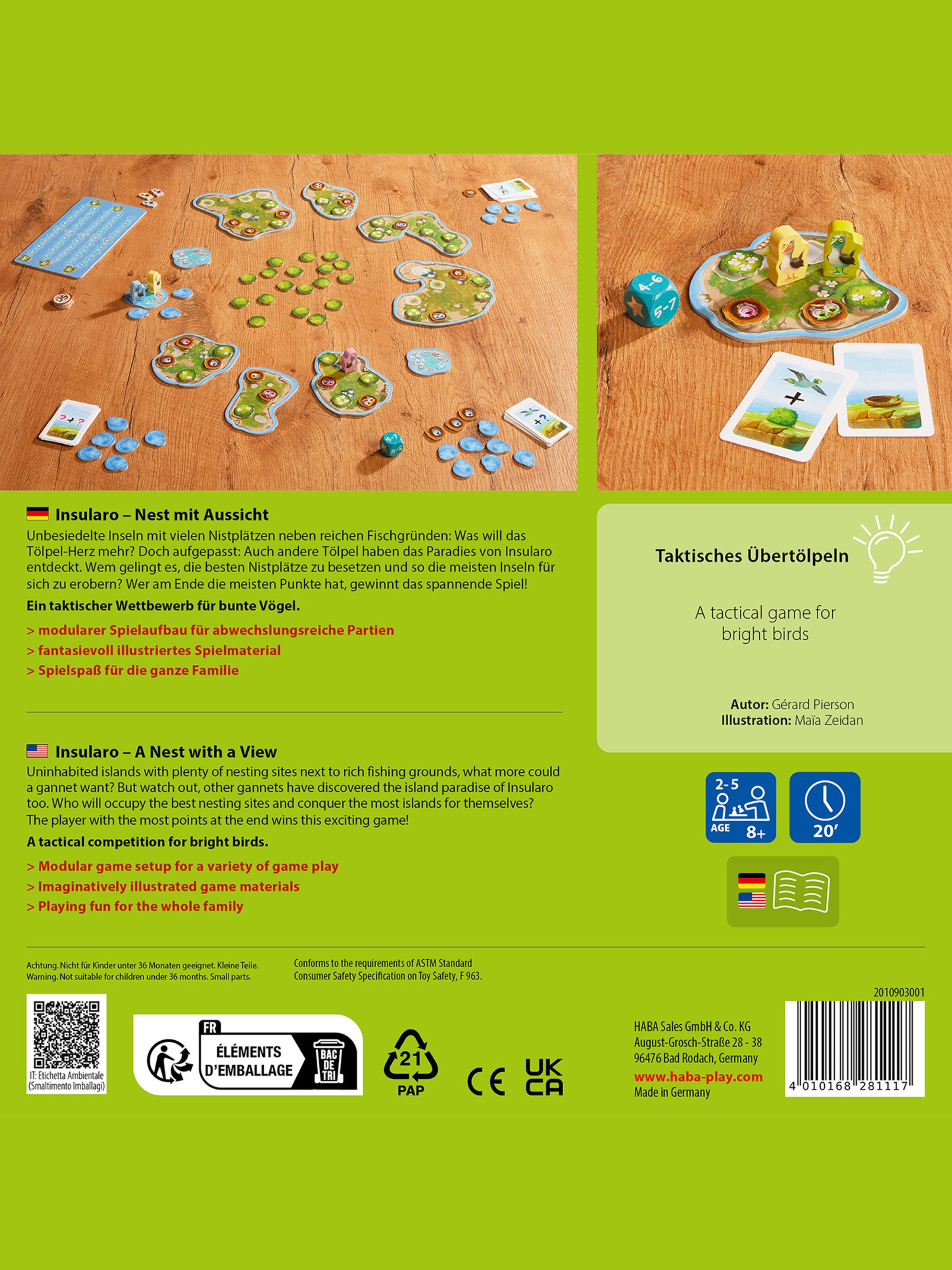 HABA Game ' Insularo ' in Mixed colors