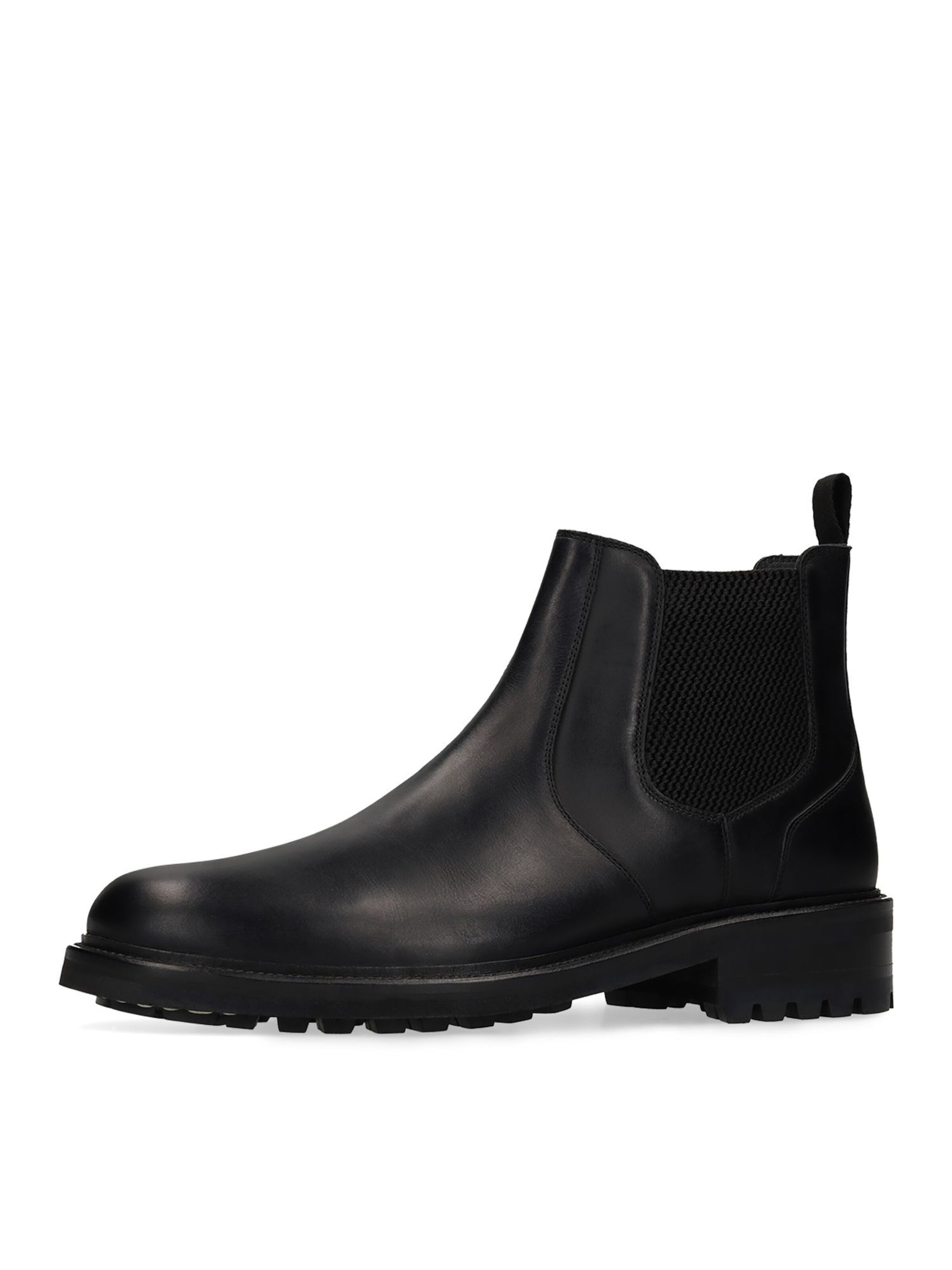 Chelsea Boots MANFIELD en noir : devant