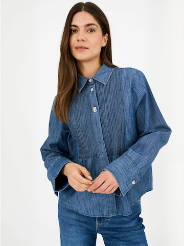 Pieszak Shirt ' PD-Nomi ' in Blauw: voorkant