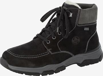 Rieker Lace-Up Boots in Black: front