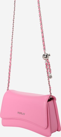 REPLAY Чанта с презрамки в розово