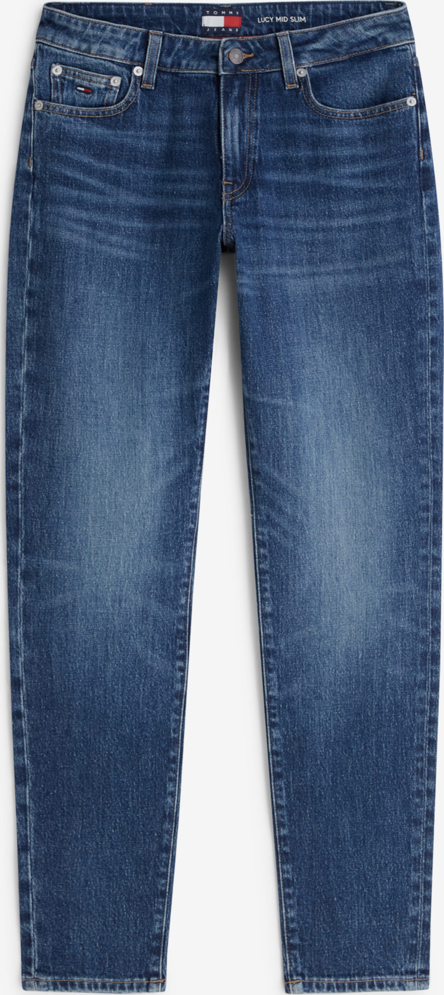 Tommy Jeans Slimfit Jeans 'Faded Whiskered Mid Rise Slim'
