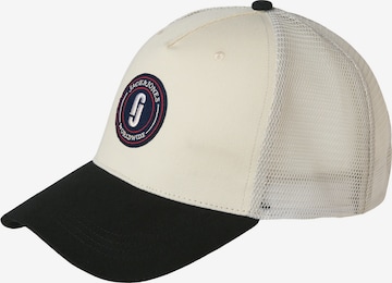 JACK & JONES Keps 'JACDEFT' i vit: framsida