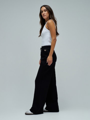 Salsa Jeans Wide leg Chino trousers in Black