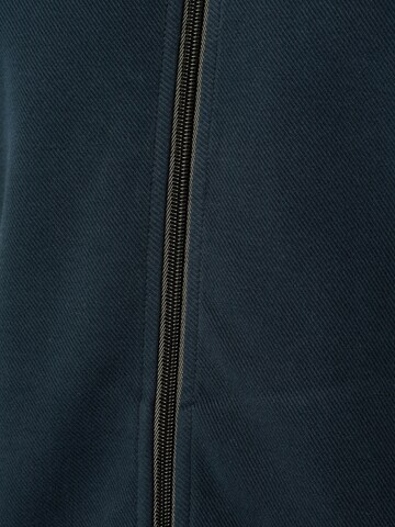 No Excess Zip-Up Hoodie in Blue