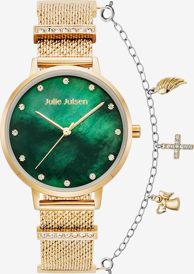 Julie Julsen Quarzuhr in gold / grün, Produktansicht