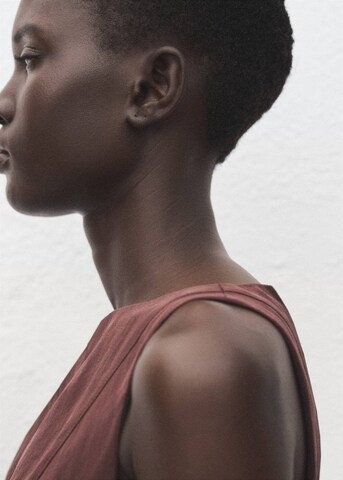 MANGO Dress 'Lotus-w' in Brown