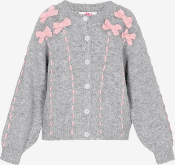 MYMO Oversize kardigán - Sivá: predná strana