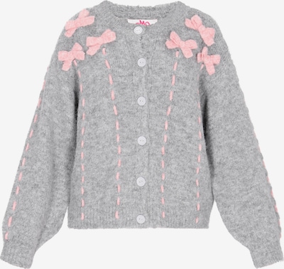 MYMO Oversized kardigan - šedý melír / růžová, Produkt