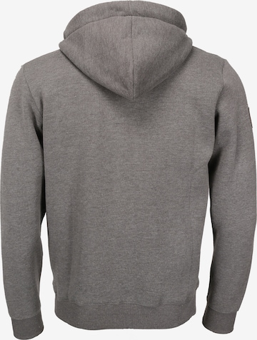 TOP GUN Zip-Up Hoodie in Grey