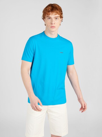 BOSS - Camiseta en azul: frente