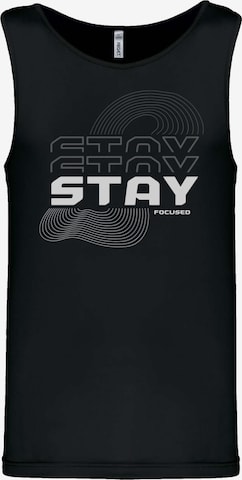 F4NT4STIC Shirt in Black: front