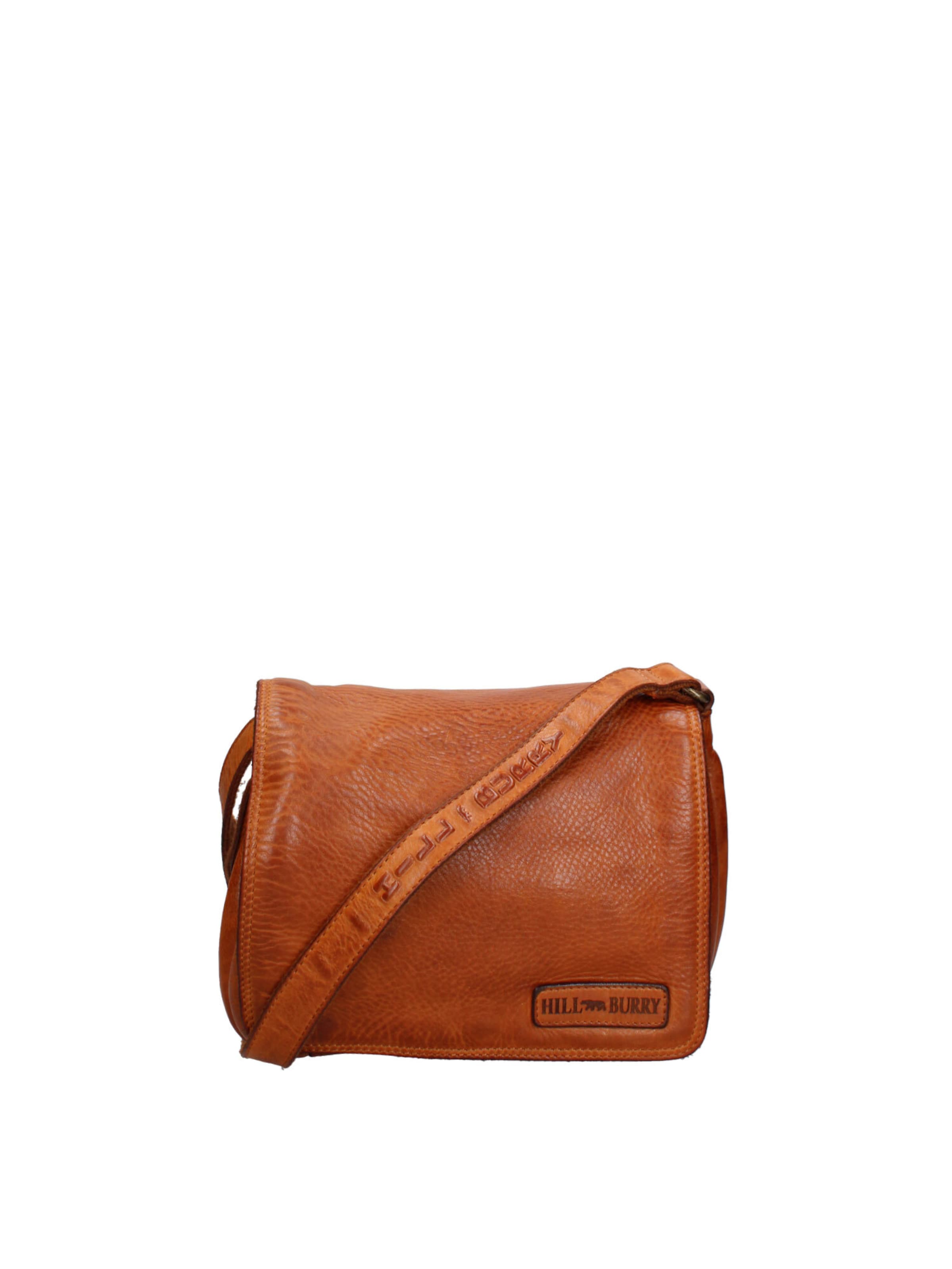 HILL BURRY Schoudertas in Bruin: voorkant