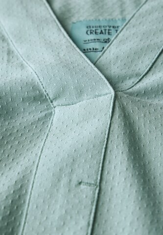 CECIL Bluse in Unifarbe in Grün