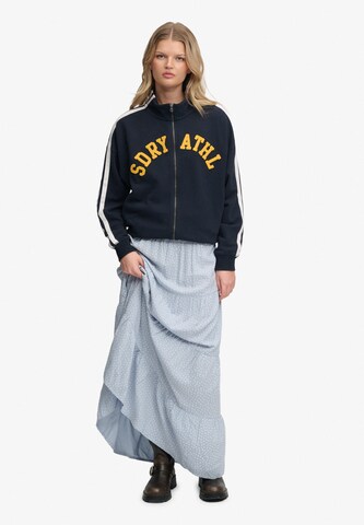 Veste de survêtement 'Athletic Essentials' Superdry & Co en bleu